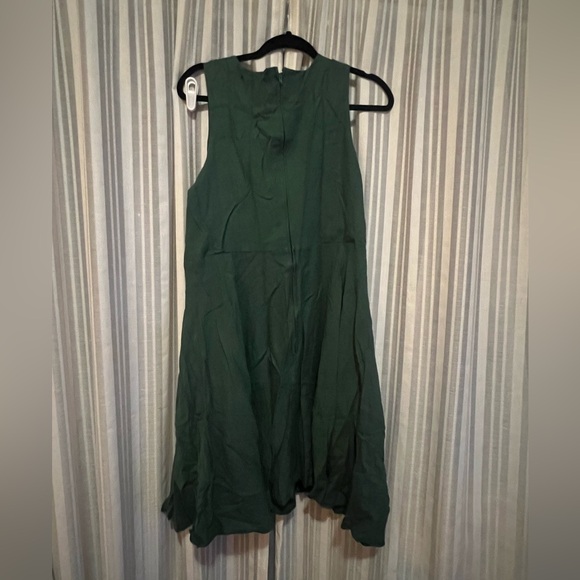ModCloth green dress with collar and pockets - Picture 4 of 4
